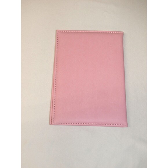 Passport wallet travel handy Pink with Gold Lettering Padded NWT - Picture 4 of 4